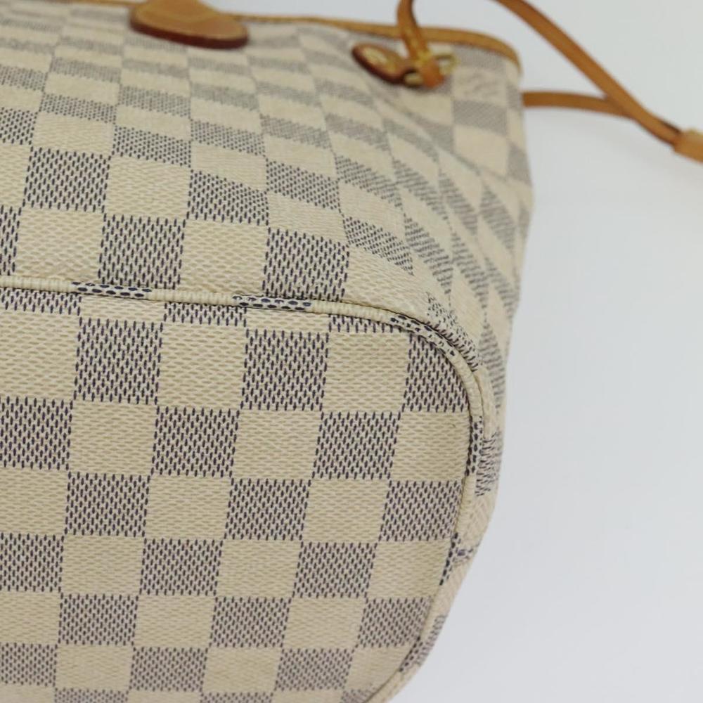 LOUIS VUITTON Damier Azur Neverfull PM Tote Bag N41362 LV Auth 120593 - Picture 16 of 16